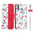 Custodia Portafoglio In Pelle Cover con Supporto T10 per Huawei Nova 4e Rosso