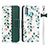 Custodia Portafoglio In Pelle Cover con Supporto T10 per Huawei P30 Lite XL Verde