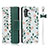 Custodia Portafoglio In Pelle Cover con Supporto T10 per Samsung Galaxy Note 10 Verde