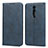 Custodia Portafoglio In Pelle Cover con Supporto T10 per Xiaomi Redmi K20 Blu