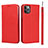 Custodia Portafoglio In Pelle Cover con Supporto T11 per Apple iPhone 11 Pro Max Rosso