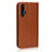 Custodia Portafoglio In Pelle Cover con Supporto T11 per Huawei Honor 20 Arancione