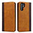 Custodia Portafoglio In Pelle Cover con Supporto T11 per Huawei P30 Pro Arancione