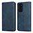 Custodia Portafoglio In Pelle Cover con Supporto T11 per Huawei P40 Blu