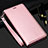 Custodia Portafoglio In Pelle Cover con Supporto T11 per Samsung Galaxy Note 20 5G Oro Rosa