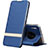 Custodia Portafoglio In Pelle Cover con Supporto T12 per Huawei Mate 30 5G Blu