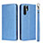 Custodia Portafoglio In Pelle Cover con Supporto T12 per Huawei P30 Pro New Edition Blu