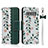 Custodia Portafoglio In Pelle Cover con Supporto T12 per Samsung Galaxy S10 Plus Verde