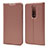 Custodia Portafoglio In Pelle Cover con Supporto T12 per Xiaomi Mi 9T Oro Rosa