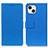 Custodia Portafoglio In Pelle Cover con Supporto T14 per Apple iPhone 13 Mini Blu