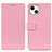 Custodia Portafoglio In Pelle Cover con Supporto T14 per Apple iPhone 13 Mini Rosa