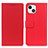 Custodia Portafoglio In Pelle Cover con Supporto T14 per Apple iPhone 13 Mini Rosso