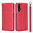 Custodia Portafoglio In Pelle Cover con Supporto T14 per Huawei Honor 20 Rosso