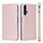 Custodia Portafoglio In Pelle Cover con Supporto T14 per Huawei Nova 5T Oro Rosa