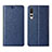 Custodia Portafoglio In Pelle Cover con Supporto T14 per Huawei P20 Pro Blu