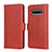 Custodia Portafoglio In Pelle Cover con Supporto T14 per Samsung Galaxy S10 Plus Rosso