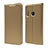 Custodia Portafoglio In Pelle Cover con Supporto T15 per Huawei Honor 20i Oro