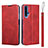 Custodia Portafoglio In Pelle Cover con Supporto T15 per Huawei Nova 5T Rosso