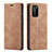 Custodia Portafoglio In Pelle Cover con Supporto T15 per Huawei P40 Pro Arancione