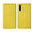 Custodia Portafoglio In Pelle Cover con Supporto T16 per Xiaomi Redmi Note 8 Giallo