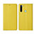 Custodia Portafoglio In Pelle Cover con Supporto T16 per Xiaomi Redmi Note 8T Giallo