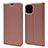 Custodia Portafoglio In Pelle Cover con Supporto T17 per Apple iPhone 11 Pro Oro Rosa