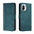 Custodia Portafoglio In Pelle Cover con Supporto T22 per Xiaomi Mi 11 Lite 5G Verde