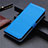 Custodia Portafoglio In Pelle Cover con Supporto T23 per Samsung Galaxy Note 20 5G Cielo Blu