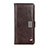 Custodia Portafoglio In Pelle Cover con Supporto T24 per Samsung Galaxy Note 20 Ultra 5G Marrone
