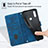 Custodia Portafoglio In Pelle Cover con Supporto Y01B per Huawei Honor 9X