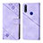 Custodia Portafoglio In Pelle Cover con Supporto Y01B per Huawei Honor 9X Viola