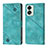 Custodia Portafoglio In Pelle Cover con Supporto Y01B per OnePlus Nord 2T 5G Verde