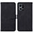 Custodia Portafoglio In Pelle Cover con Supporto Y01B per Oppo F21 Pro 4G Nero