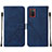Custodia Portafoglio In Pelle Cover con Supporto Y01B per Samsung Galaxy A02s