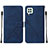 Custodia Portafoglio In Pelle Cover con Supporto Y01B per Samsung Galaxy F22 4G
