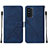 Custodia Portafoglio In Pelle Cover con Supporto Y01B per Samsung Galaxy F52 5G