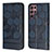 Custodia Portafoglio In Pelle Cover con Supporto Y01B per Samsung Galaxy S21 Ultra 5G