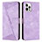 Custodia Portafoglio In Pelle Cover con Supporto Y01X per Apple iPhone 13 Pro Lavanda