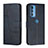 Custodia Portafoglio In Pelle Cover con Supporto Y01X per Motorola Moto Edge S Pro 5G Blu