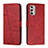 Custodia Portafoglio In Pelle Cover con Supporto Y01X per Motorola Moto G Stylus (2022) 4G Rosso