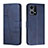 Custodia Portafoglio In Pelle Cover con Supporto Y01X per Oppo F21s Pro 4G Blu