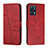 Custodia Portafoglio In Pelle Cover con Supporto Y01X per Realme 9 Pro 5G Rosso