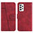 Custodia Portafoglio In Pelle Cover con Supporto Y01X per Samsung Galaxy A52s 5G Rosso