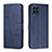 Custodia Portafoglio In Pelle Cover con Supporto Y01X per Samsung Galaxy M33 5G Blu