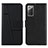 Custodia Portafoglio In Pelle Cover con Supporto Y01X per Samsung Galaxy Note 20 5G Nero