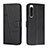 Custodia Portafoglio In Pelle Cover con Supporto Y01X per Sony Xperia 5 IV Nero