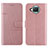 Custodia Portafoglio In Pelle Cover con Supporto Y01X per Xiaomi Mi 10i 5G Oro Rosa