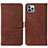 Custodia Portafoglio In Pelle Cover con Supporto Y02B per Apple iPhone 13 Pro