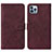 Custodia Portafoglio In Pelle Cover con Supporto Y02B per Apple iPhone 13 Pro Max Rosso Rosa
