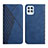 Custodia Portafoglio In Pelle Cover con Supporto Y02X per Motorola Moto Edge S 5G Blu